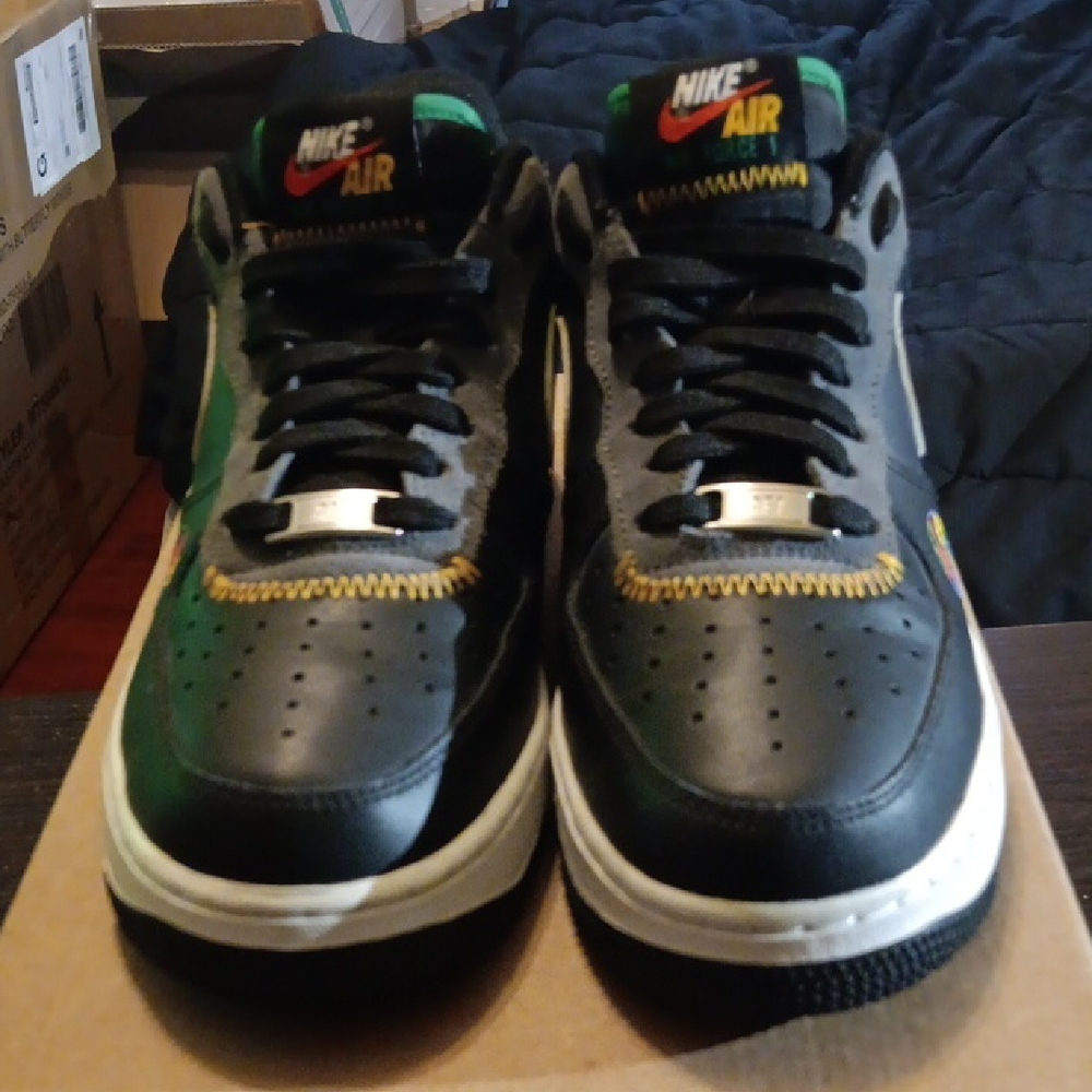 Nike Air Force 1 Low Rare Live Together, Play Together (Peace) Mens 7.5 Womens 9 - Picture 4 of 9